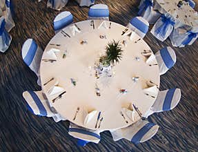 Wedding party table