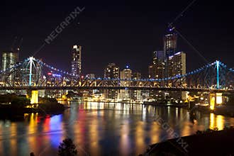 Story Bridge and Brisbane City center