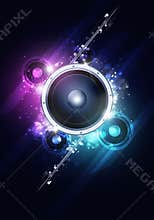 Synthpop Music Background