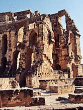 Roman amphitheater ruins