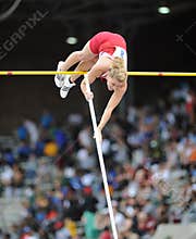 Indiana Hoosier pole vaulter - ladies