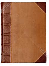 Blank cover of an old book