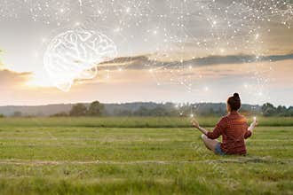 Meditation and relaxation concept