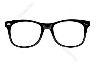 Photo Black nerd spectacle frames