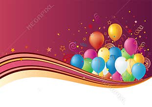 balloons and celebration