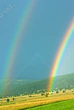 Rainbow in the sky