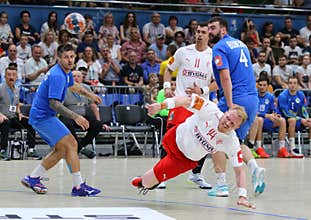 EHF EURO 2020 Qualifiers handball game Ukraine v Denmark