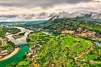 Rozafa Castle in Shkoder, Albania