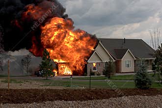 House fire 1