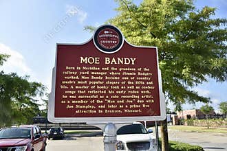 Moe Bandy Country Music Singer Marker