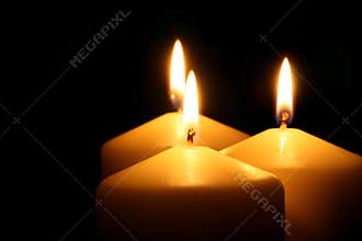 Three candles