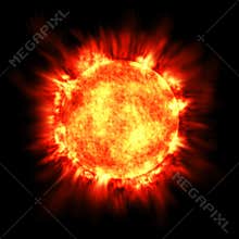 Sun Star Solar Flare Astronomy Fusion Hot Fire