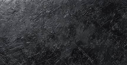 Black stone texture, dark slate background, top view
