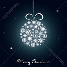 Blue Christmas background