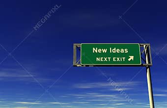New Ideas - Freeway Exit Sign