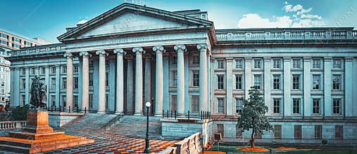 Washington, USA, US Treasury Department and Inspector General Office