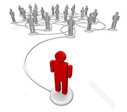 Network of People - Communication Links