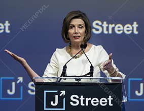 Nancy Pelosi at the 2019 J Street Conference