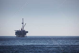 Offshore Oil Rig Drilling Platform