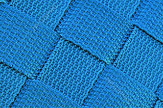 Blue weave background, squares.