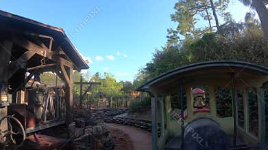 Amazing Big Thunder Mountain Raildroad rollercoaster experience at Magic Kingdom.