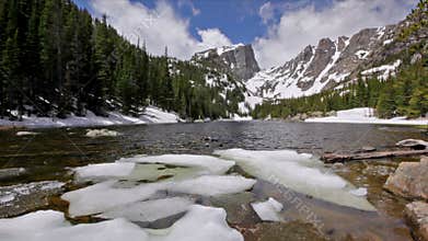 Dream Lake at the Rocky Mountain National Park, USA