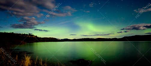 Aurora borealis (Northern lights) display