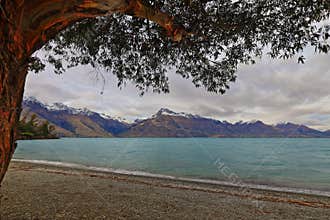 Wilson Reserve Park Lake Whakatipu NewZealand