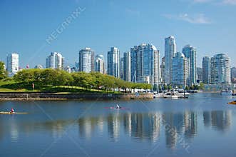 Vancouver city skyline