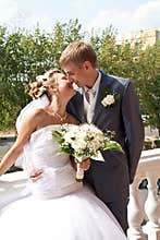 Wedding kiss