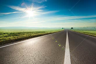Sunny road