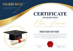 Realistic Academic Certificate