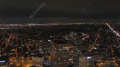 Aerial Colorado Denver July 2017 Night 4K Inspire 2