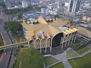 Kuching: The Capital of Sarawak - The Landmark Buildings and Tourist Attraction areas of the City