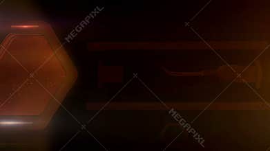 Mars in the windows of an approaching spaceship.
