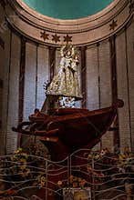 Inside the Basilica of Notre-Dame of Fourviere in Lyon, France, Europe