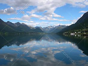 Fjords near Andlsnes, Norway
