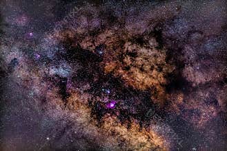 Part of the Milky May galaxy. Detailed image.