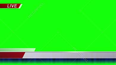 Blank News Lower Third Template 1