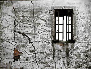 Old chipped wall