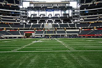 Cowboys Stadium From End Zone
