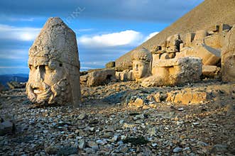Nemrut  or nemrud dagi in east Anatolia