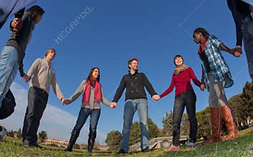 Group of People in circle