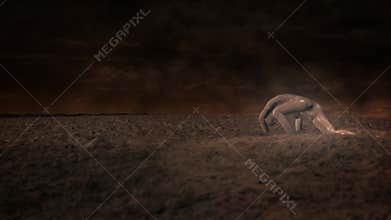 Creation of the First Man Biblical Style