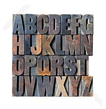 Wooden Alphabet