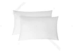 White pillows with white covers