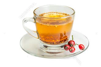 Fresher Rosehip Tea white background