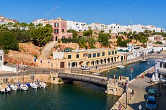 The port of Ciutadella, Menorca