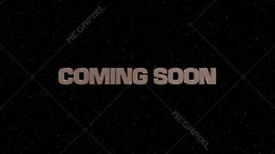 Coming soon 3d animation