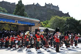 Scottish band at Edinburgh Tattoo
